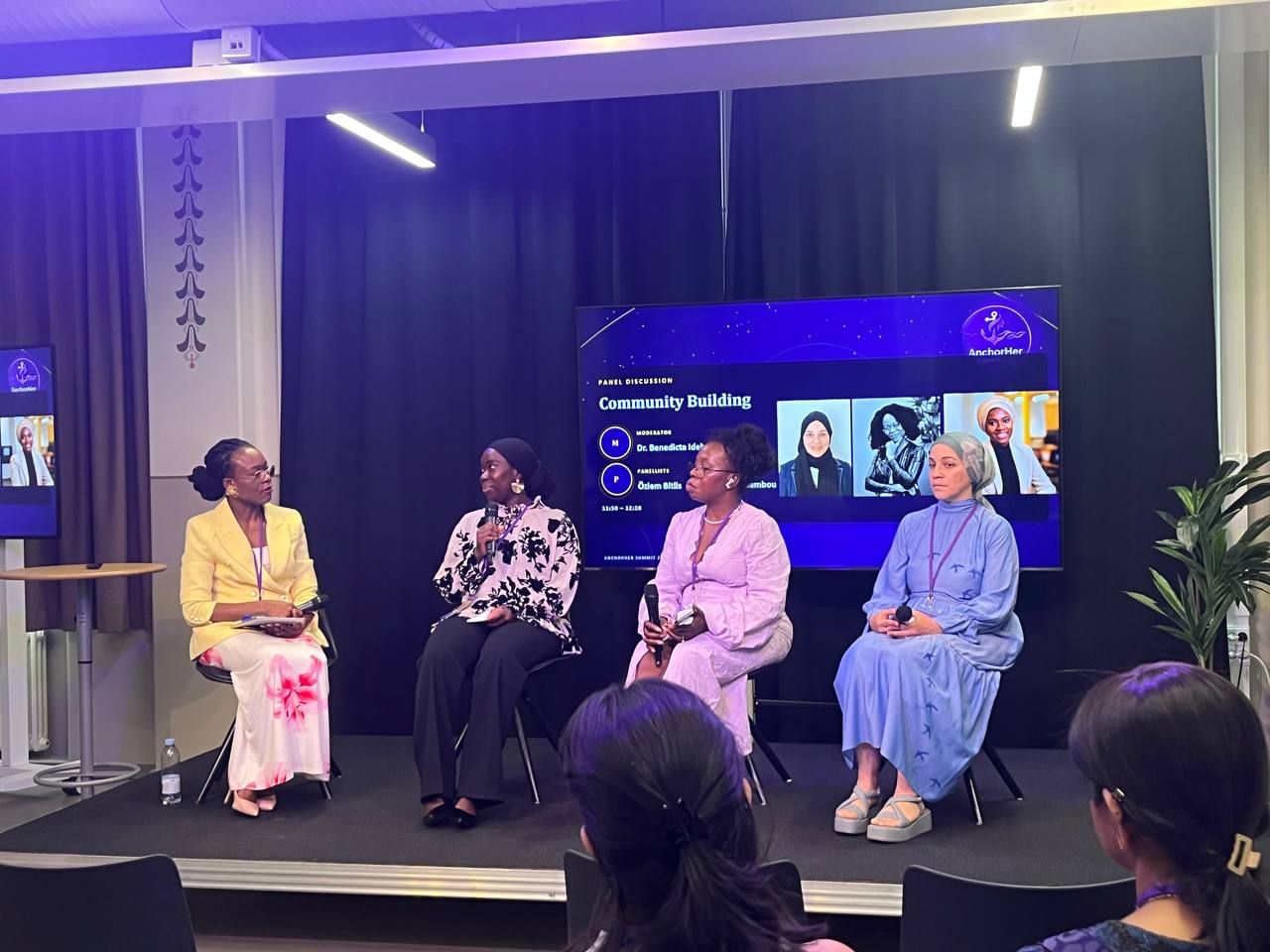 Anchor Her panel discussion on community building